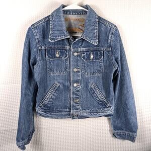 Diesel Italy Denim Jacket Swoopes Model Medium Women's Vintage 90s Y2K Mexico